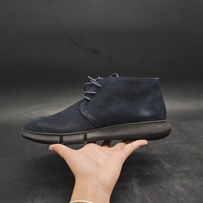 40码 GEOX健乐士专柜撤柜男士牛剖层革鞋 U36B6A