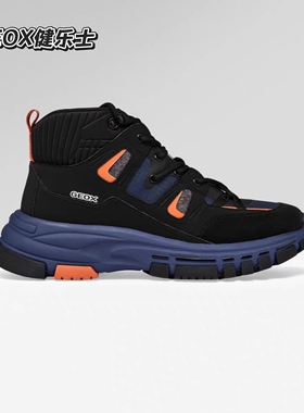 专柜撤柜25年新品GEOX健乐士男鞋休闲保暖绒里男靴152089-46/99