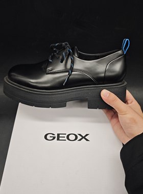 36 39码GEOX健乐士25新品专柜撤柜女士蓝气球底正装皮鞋151337-99