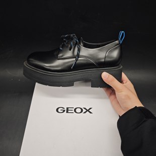 皮鞋 GEOX专柜撤柜女士蓝气球底增高休闲正装 151337 39码