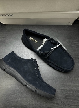 GEOX男士系带休闲乐福鞋 U3646A C4002