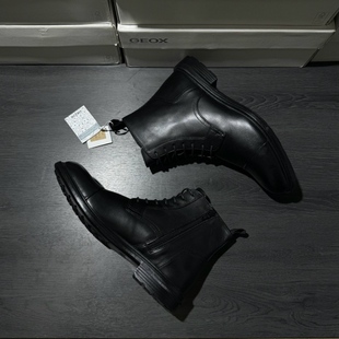 高帮休闲靴马丁靴U26CGD 男士 C9999 杰欧适 专柜撤柜GEOX健乐士