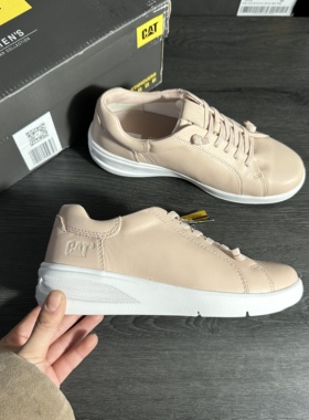 CAT卡特撤柜 ease科技大底超轻户外休闲粉色低帮女鞋 P311962微瑕