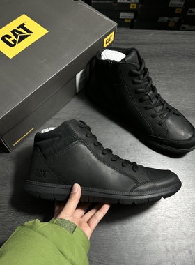 39/44码 CAT卡特专柜撤柜秋冬男士户外透气防滑休闲鞋P725804微瑕