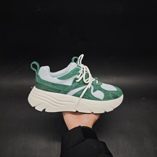 151246 36码 GEOX健乐士柜女士网面增高系带舒适运动休闲鞋