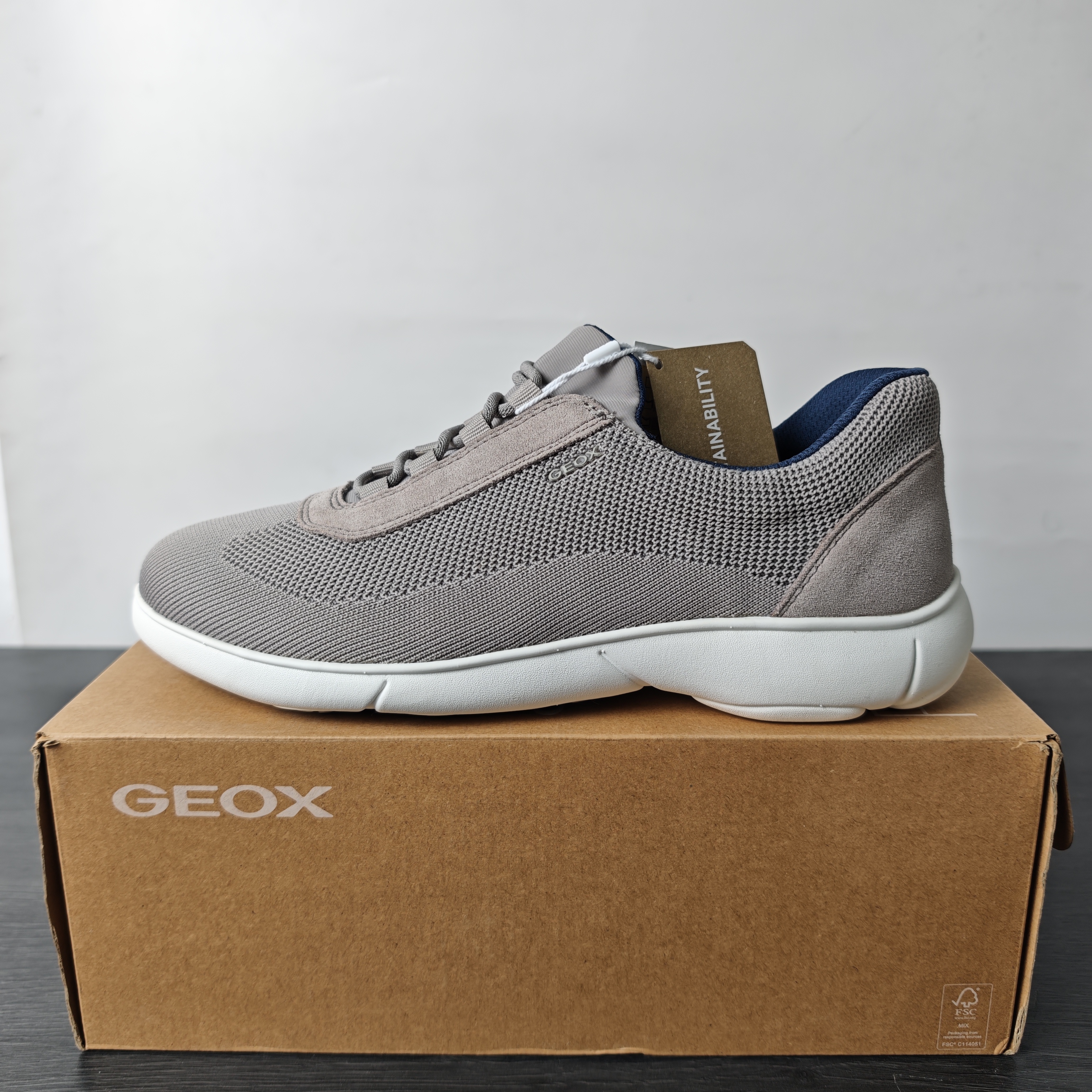 40/41码 GEOX健乐士休闲运动鞋透气网面男鞋U45G6A C5097
