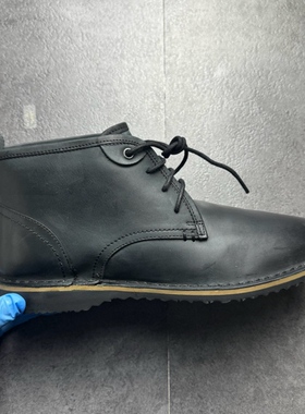 上海专柜撤柜GEOX杰欧适UZALA油蜡皮舒适休闲鞋U26U5AC9999