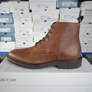 U16DRC 牛皮革系带短靴 C0013 男士 GEOX