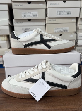 GEOX健乐士专柜撤柜 男士牛皮低帮休闲鞋151909-08