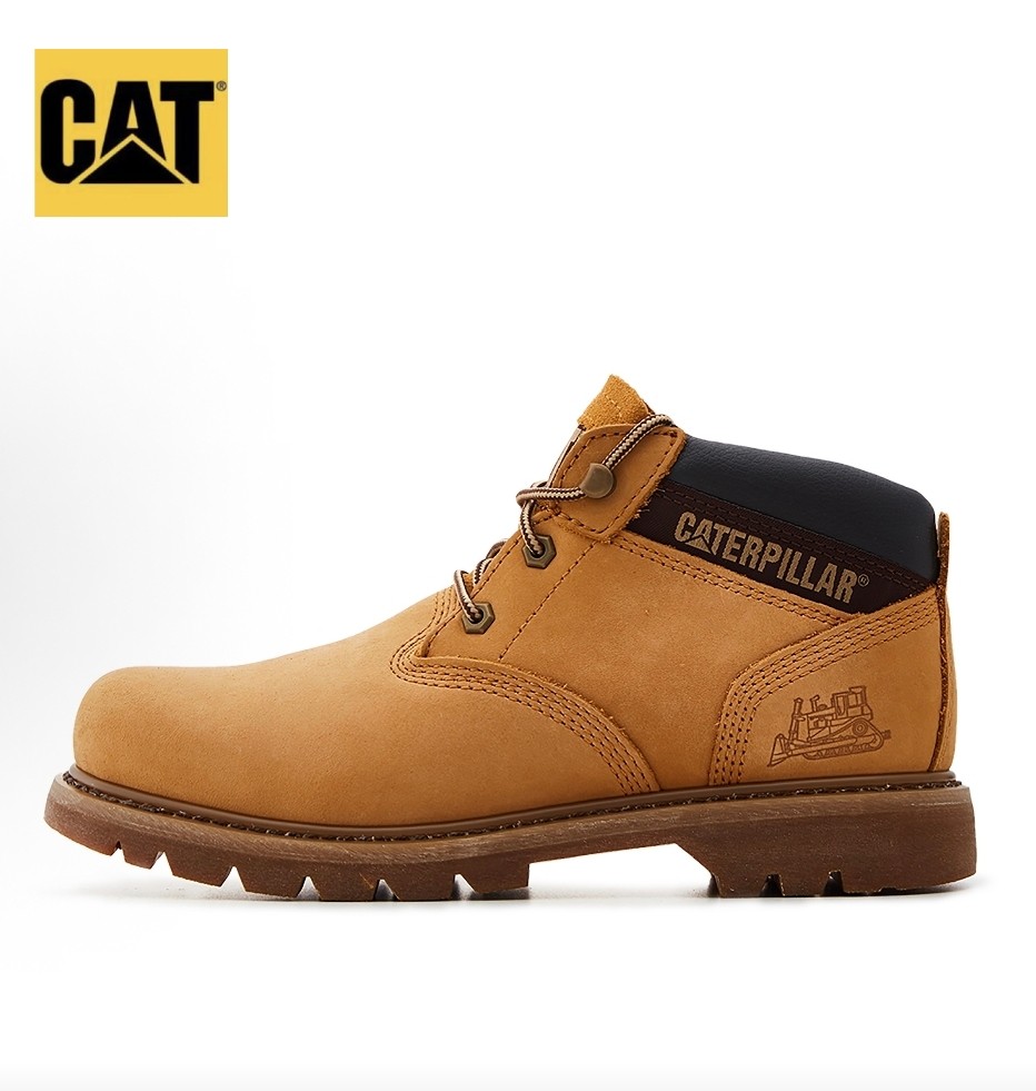 41码CAT专柜撤柜男士厚底耐磨防滑保暖靴子P725904
