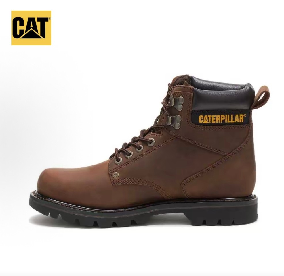 41.5码 CAT专柜撤柜男士厚底耐磨防滑保暖靴子P72593X无原盒