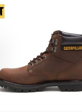 41.5码 CAT专柜撤柜男士厚底耐磨防滑保暖靴子P72593X无原盒