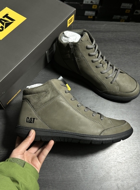44/45码CAT卡特专柜撤柜秋冬男士户外透气防滑休闲鞋P725805微瑕