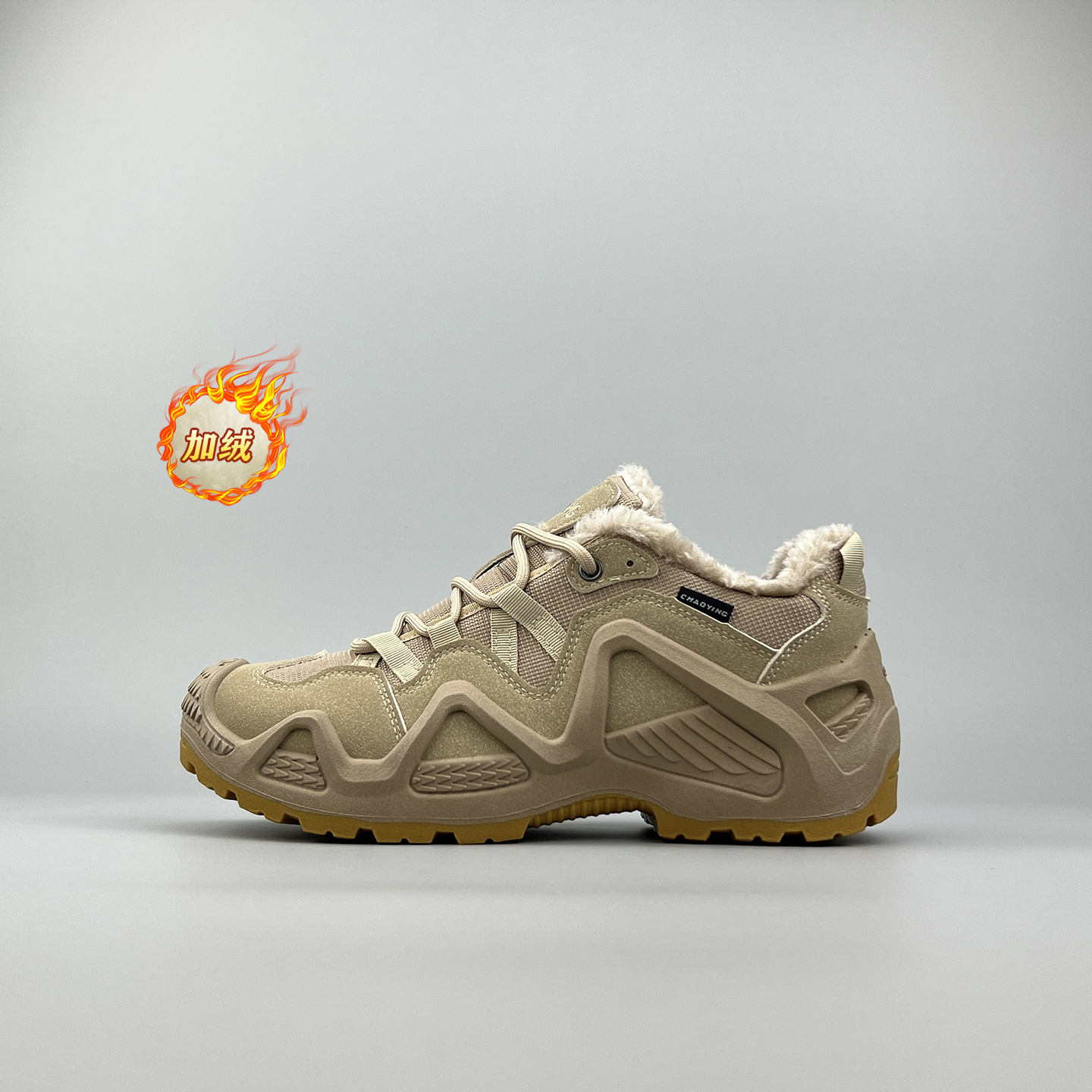 休闲鞋男士复古美式登山冬季棉鞋