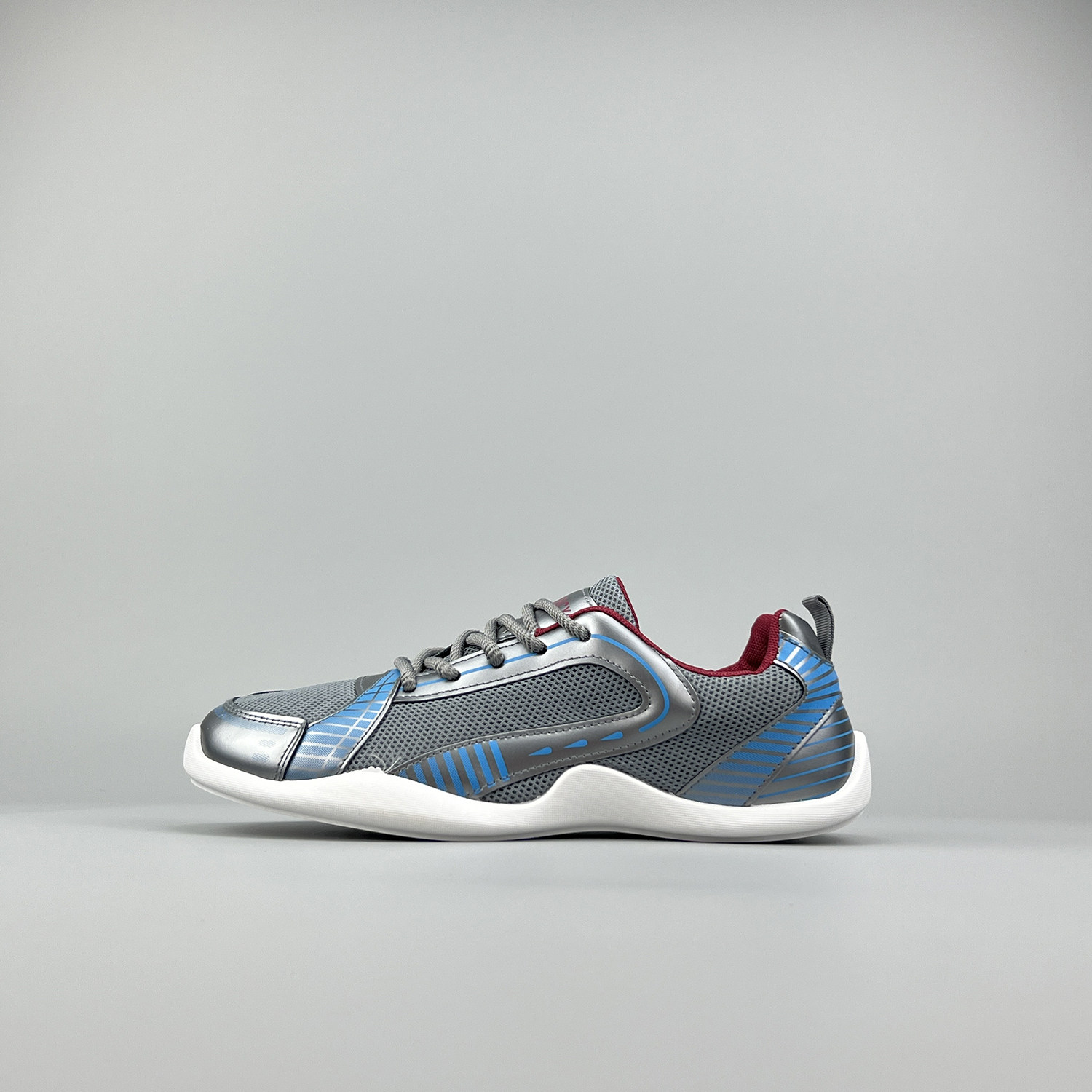 外贸男士百搭休闲阿甘鞋夏季透气轻便德训鞋拼色平底户外健步板鞋