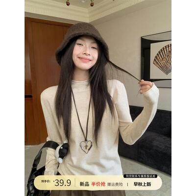 苏三三秋季针织打底衫新