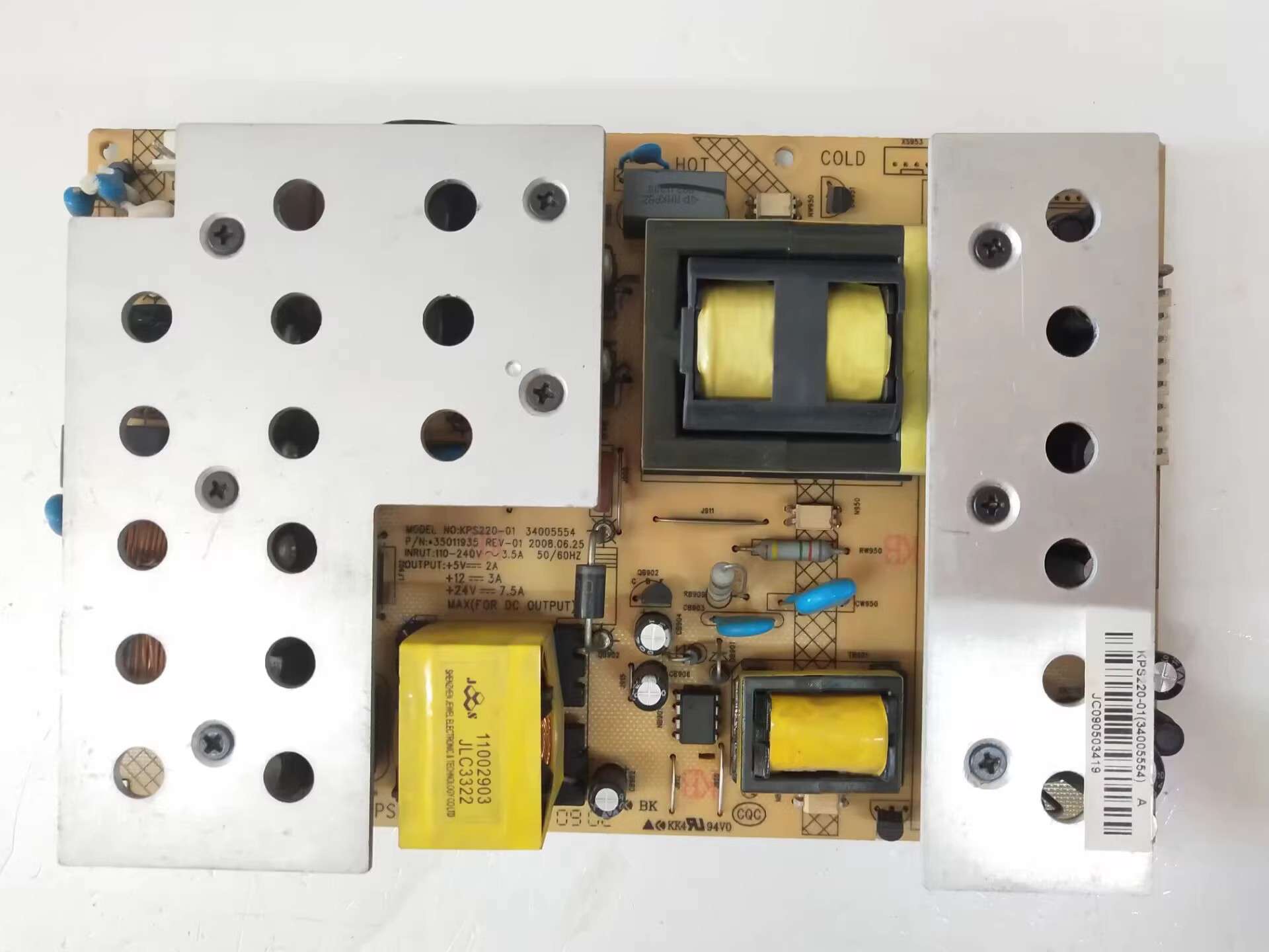 8针康佳LC40GS82DC电源板