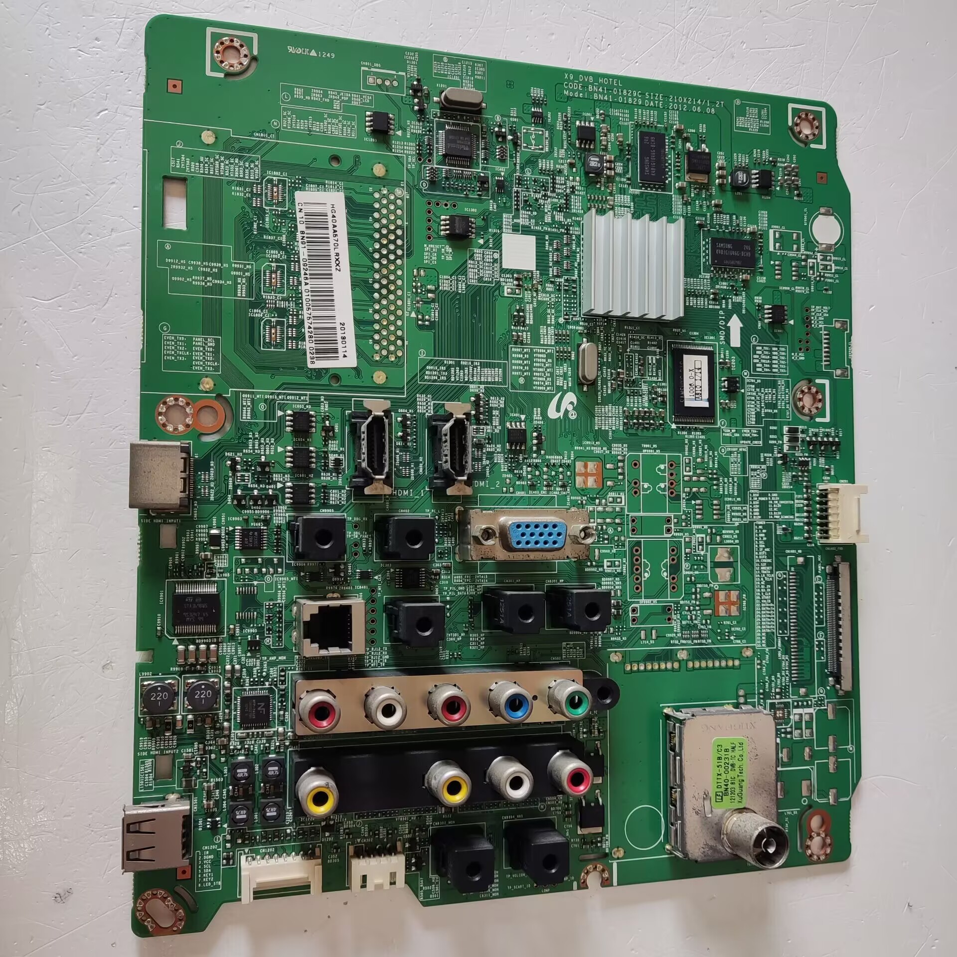 适用于！三星HG40AA570LR电视主板BN41-01829C配屏LTJ400HM08-H