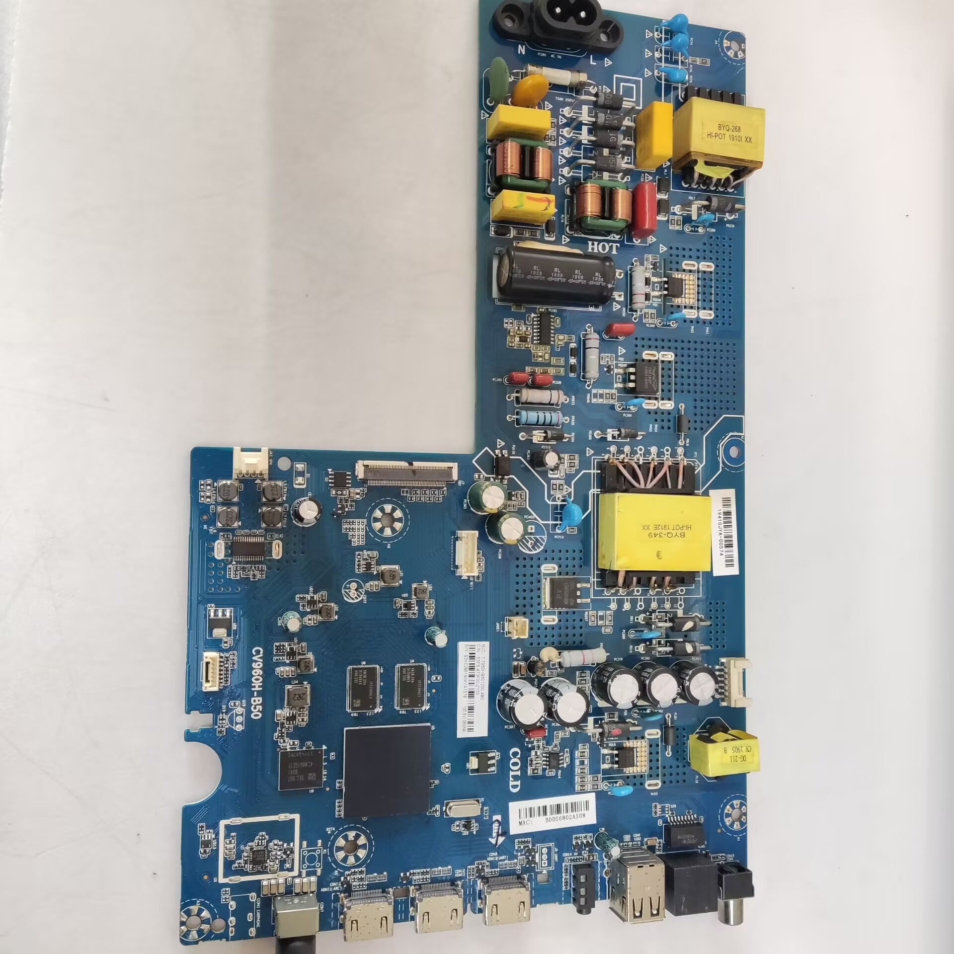 原装PPTV A50主板CV960H-B50配屏SDL500WY QD0-F0B测好已测好