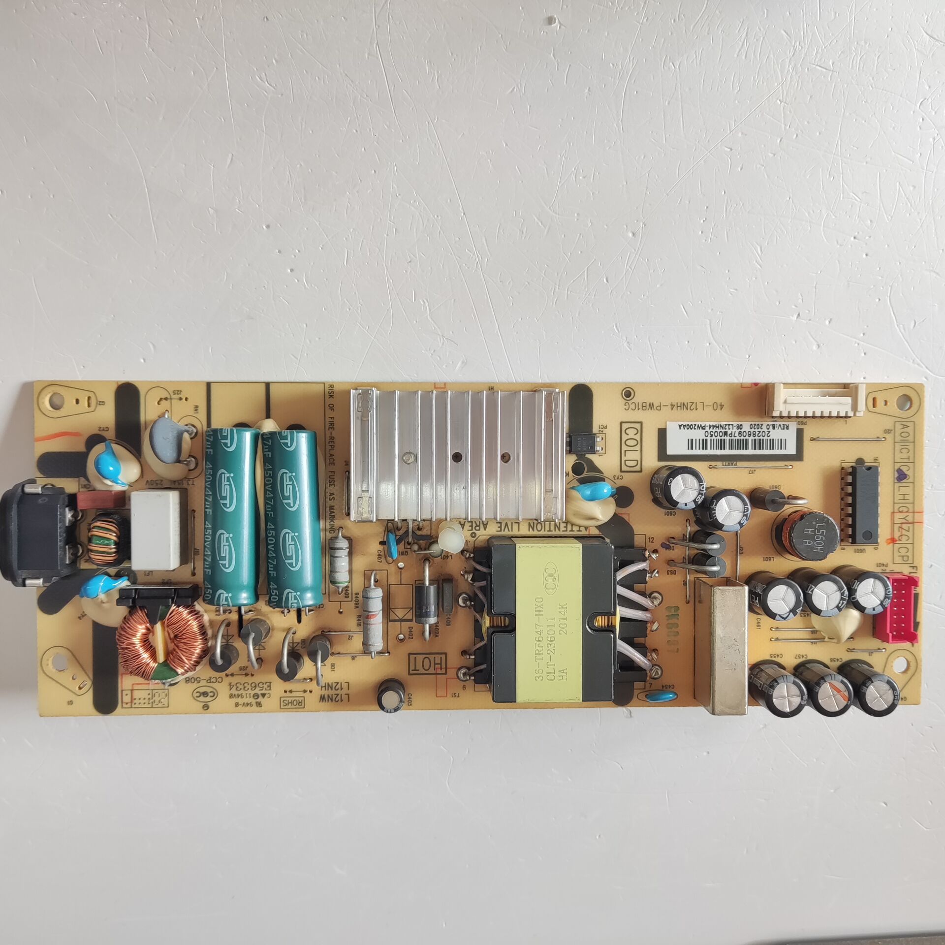 原装TCL 55C68电源板40-L12NH4-PWB1CG 08-L12NH44-PW200AA