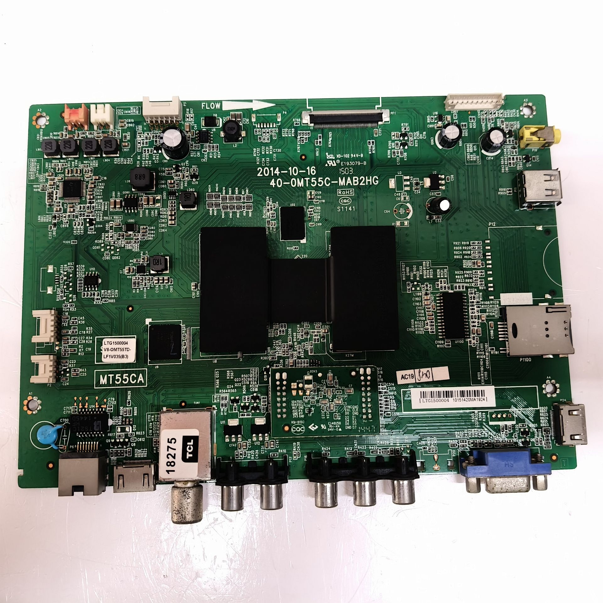 适用于！TCL L50F2850A主板40-0MT55C-MAB2HG配屏LVF500AU01