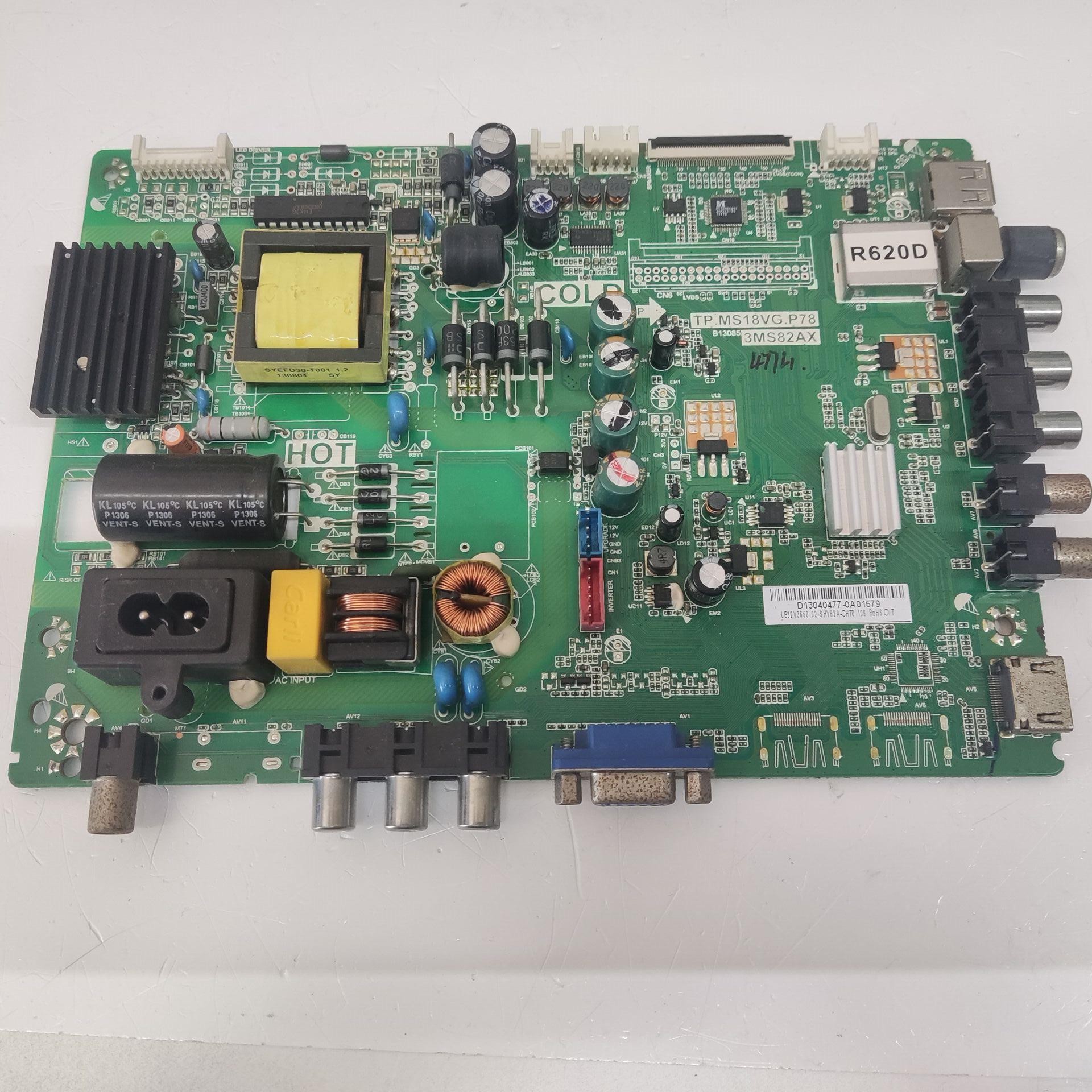 *TCL LE32V3650电视主板TP.MS18VG.P78配屏LVW320CSDD