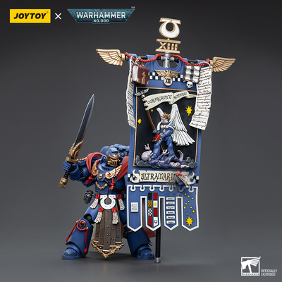 JOYTOY暗源战锤荣耀护卫队极限战士荣耀护卫连队旗手可动兵人