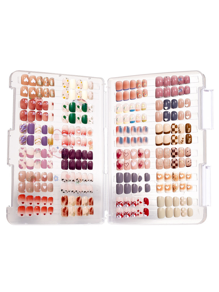 Clear Press-on Nail Storage Book Dustproof Organizer - Product image 5