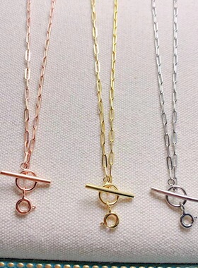 女银万能链子穿吊坠项链