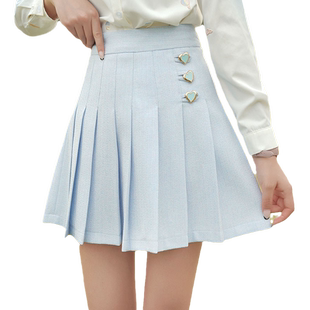 ATAR清货 春秋季甜美百褶裙 女款高腰时髦少女半身裙打底短裙子