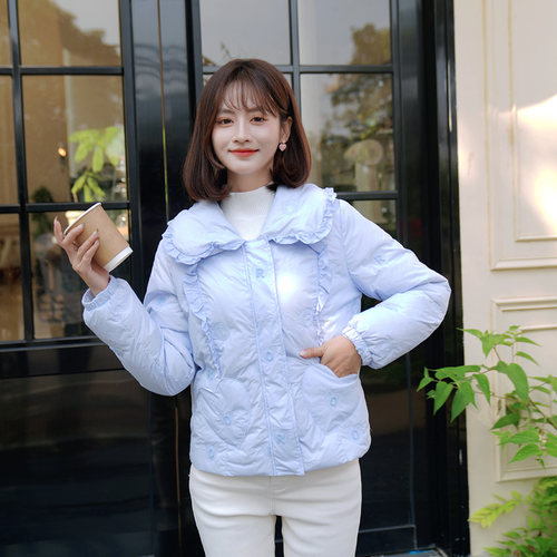 ATAR甜美娃娃领淑女羽绒服