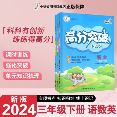 2024高分突破创优100语数英三下