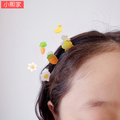 可爱迷你碎发小抓夹宝宝卡通发夹