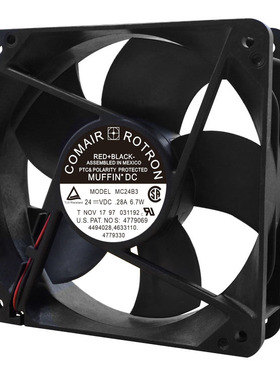 美国康姆罗顿COMAIRROTRON MC24B3 24V 0.28A 6.7W 12032散热风扇