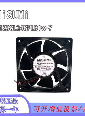 MiSUMi 米思米 R1238L24BPLB1w-7 24V 0.18A 12038 机箱散热风扇