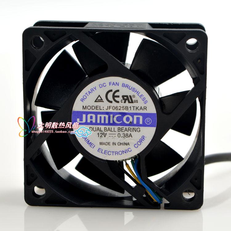 全新凯美JAMICON JF0625B1TKAR 12V 0.38A 6025 6CM PWM 散热风扇