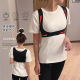 国民塑形带女夏季 背部塑形无痕宽带简约高弹开背前扣塑身上衣 薄款