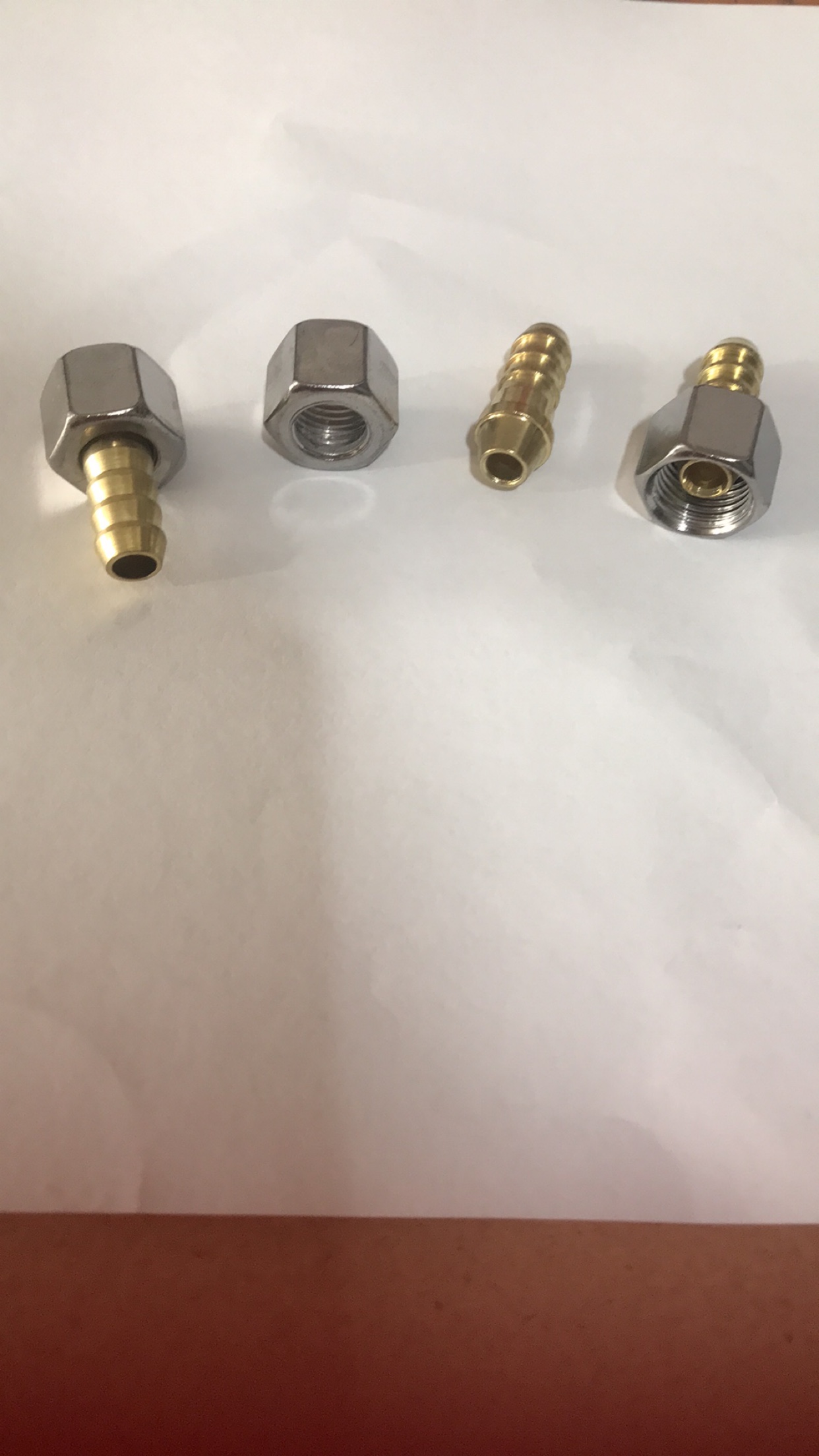 喷枪活接头，喷枪宝塔接头，2分内丝插8管