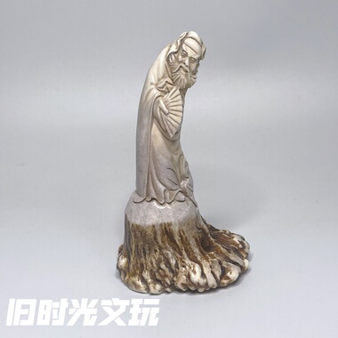 藏传老鹿角根雕钟馗摆件家居装饰品复古民族风书房玄关摆件饰品