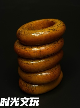 天然牦牛骨雕刻椭圆吊坠手把件项链配饰DIY配件工艺民族风饰品