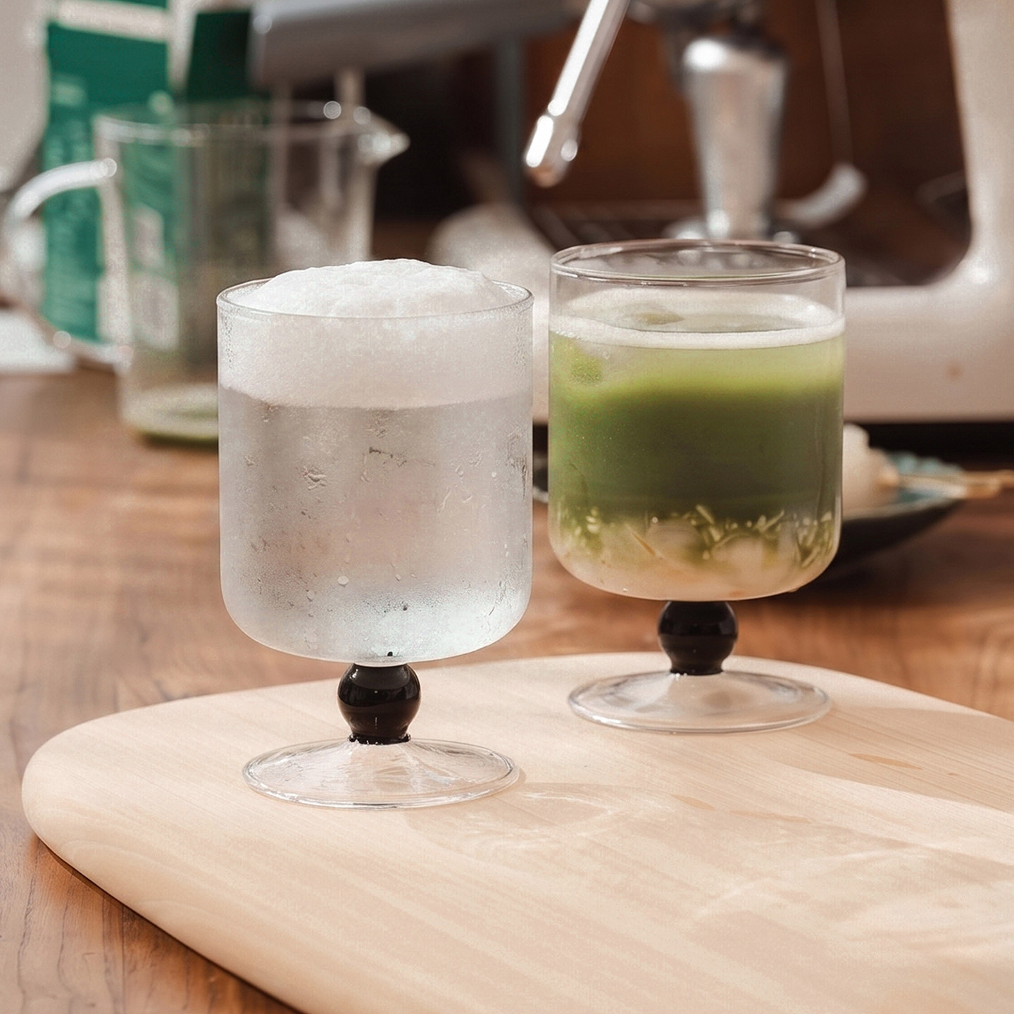 高硼硅透明高脚杯高级小酒杯