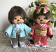 传统节日和服男孩 粉色女孩 日本正版 蒙奇奇 萌趣趣 Monchhichi