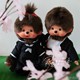 Monchhichi 蒙奇奇 萌趣趣 对娃 日本正版 男孩女孩 校园制服