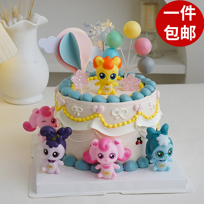 卡通奇妙萌可烘焙蛋糕装饰品摆件
