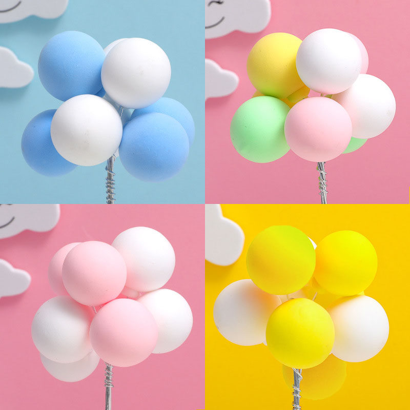 网红ins告白气球蛋糕装饰插件轻粘土黏土彩色气球生日甜品台摆件,节庆用品/礼品,节日装扮用品,淘宝优惠券,粉丝福利购,淘宝优惠卷