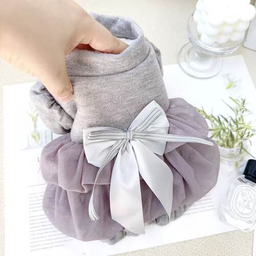 宠物冬天加厚保暖公主礼服裙
