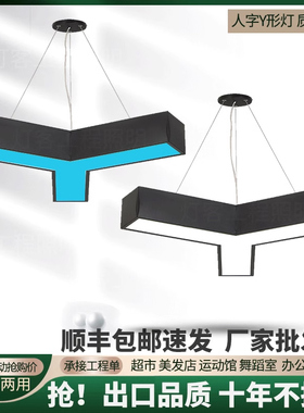 ledy型创意造型灯 办公室超市健身房六边形异形拼接定制专用吊灯