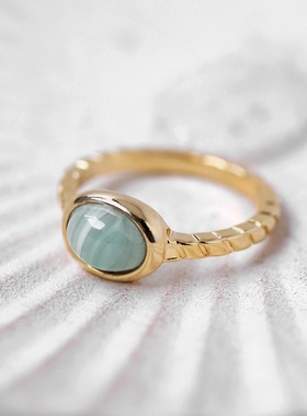 ANEMONE日系圆形彩色石头发饰