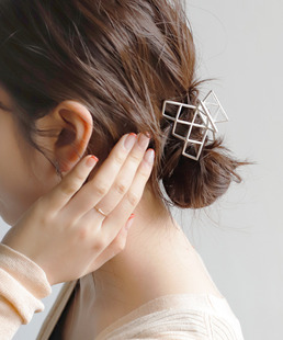 包邮 ANEMONE 日本代购 气质简约头饰抓夹发夹金属鲨鱼夹子