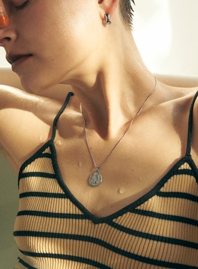 GOLDY可调节简约百搭硬币项链